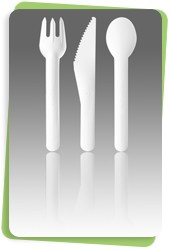 New gamme paper cutlery